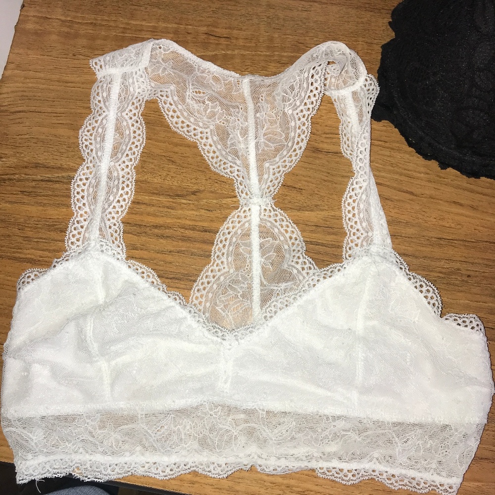 bp white bralette